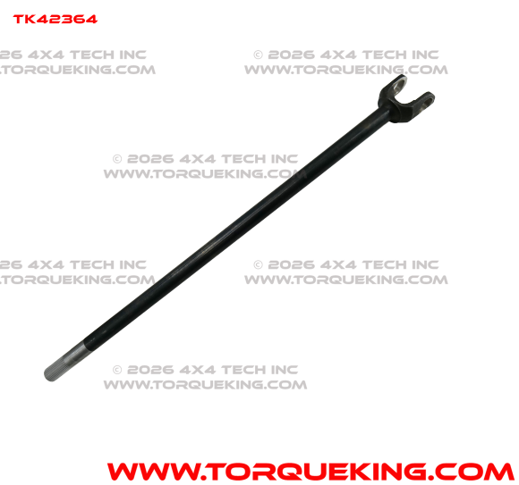 TK42364 1980-1984 Dodge Dana 44  Left Inner Axle Shaft for W150 and Ramcharger Torque King 4x4