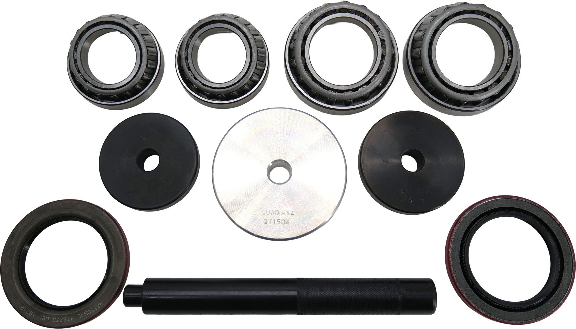 TK4708 Master 3/4 ton 4x4 Front Wheel Bearing Kit with Tools 1960-1977 Torque King 4x4