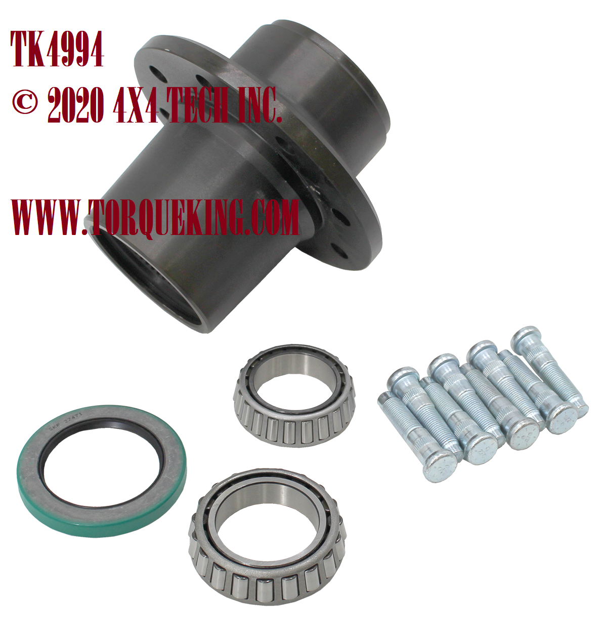 4WD Front Wheel Bearing Hub & Ball Joint Set For Ford F-250 F-350 Super Duty