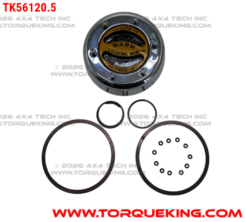 TK56120.5 1 Side WARN 35 Spline Premium Locking Hub Torque King 4x4