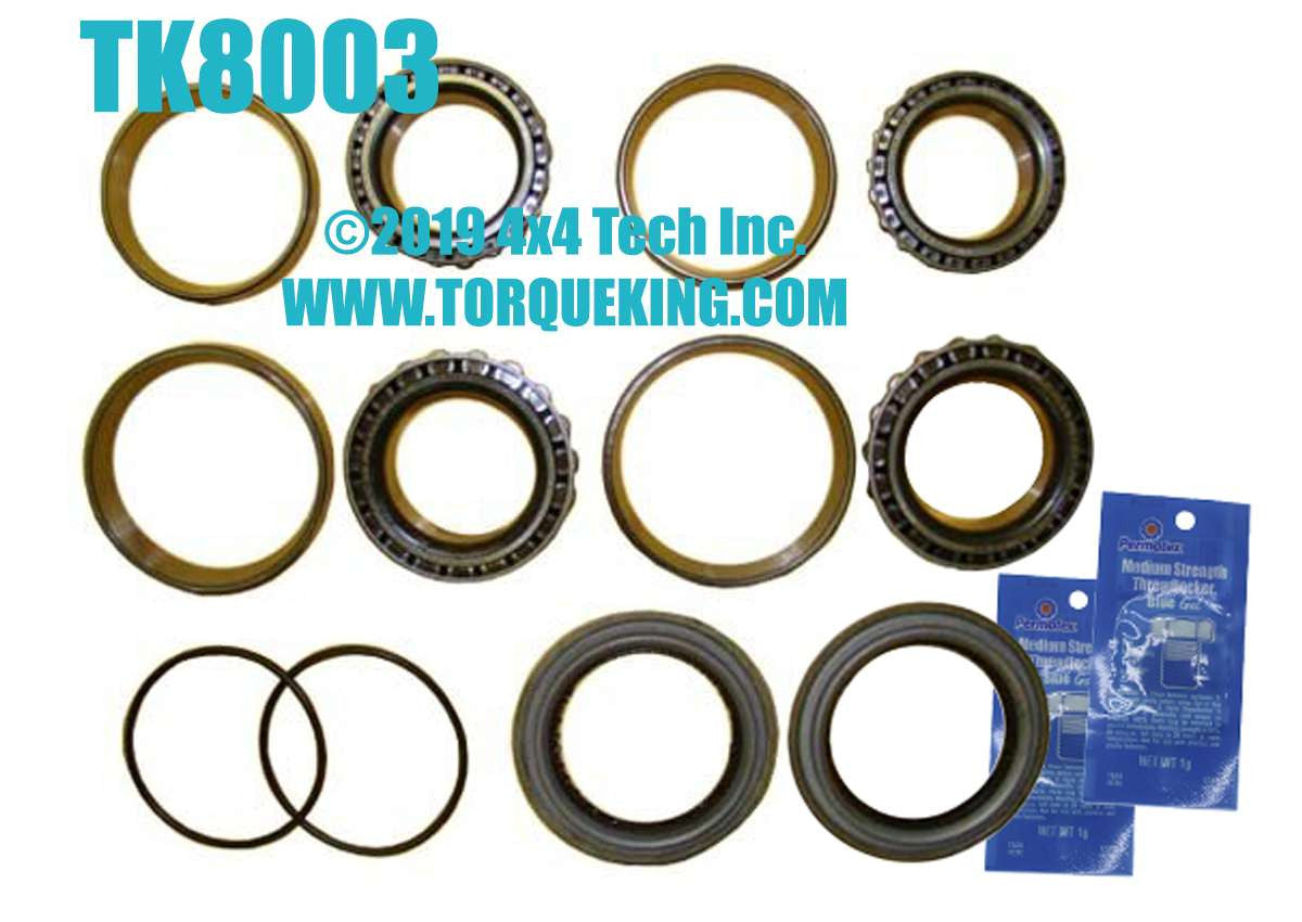 TK8003 Master 99-04 and 06.5-16 F350 DRW Rear Wheel Bearing Kit NO Tools Torque King 4x4