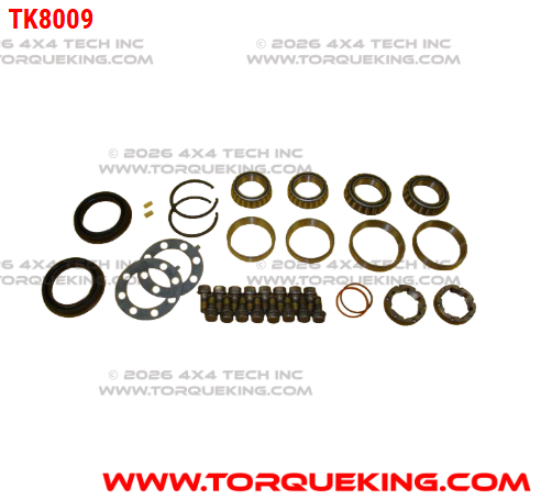 TK8009 DRW Master Rear Wheel Bearing Parts Kit for 2001-2010 GM 11.5" Rear Torque King 4x4