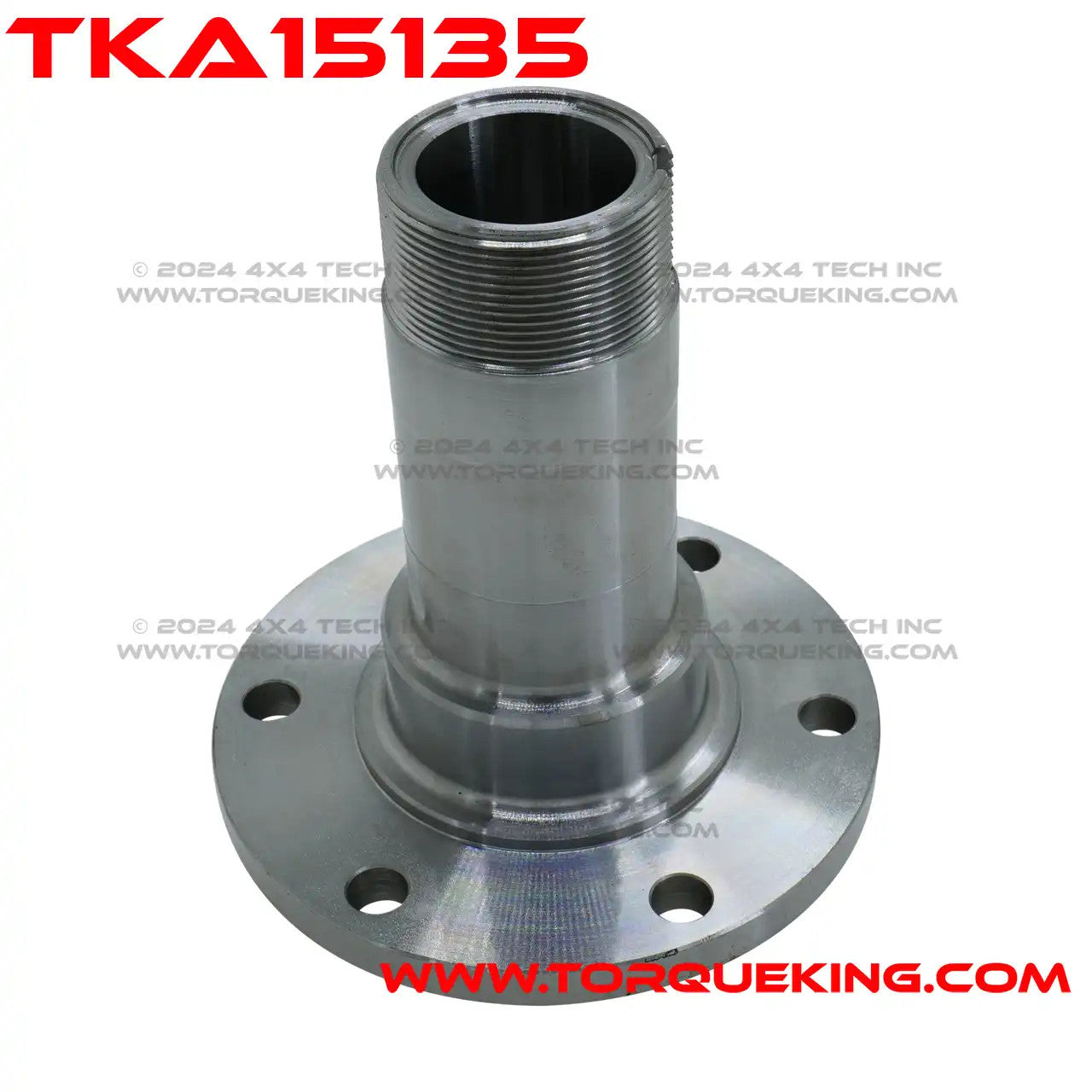 TKA15135 Front Spindle for IHC 1200D, 1210 Dana 44 Closed Knuckle Front Axles Torque King 4x4