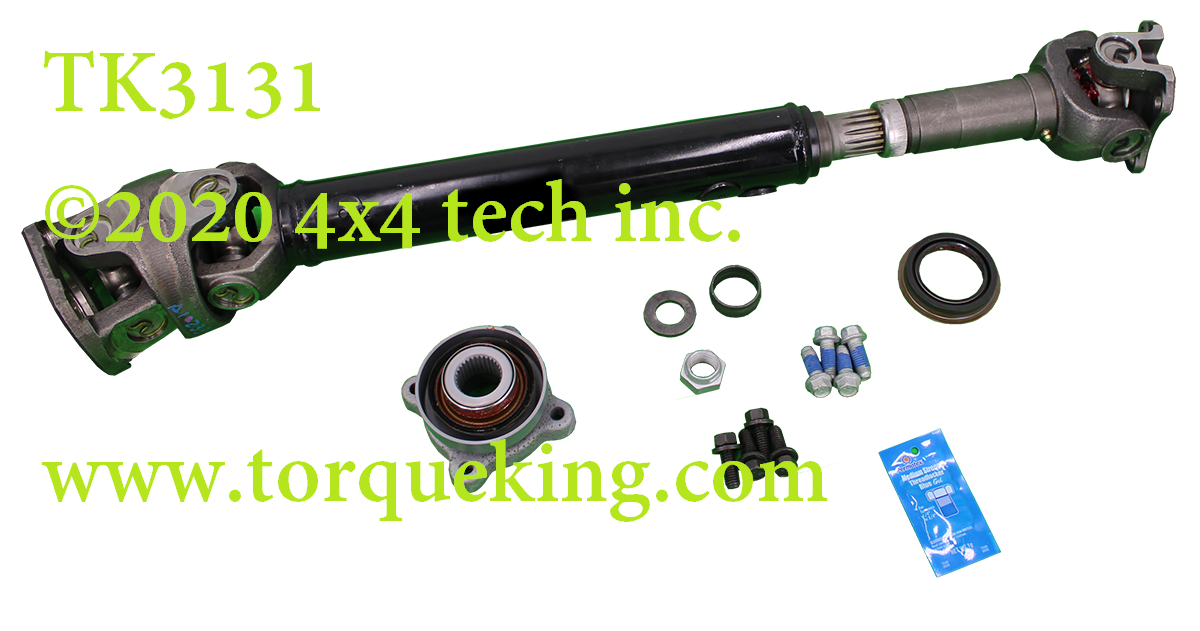 TK3131 Custom 1410 High-Angle Front CV Driveshaft for 03-13.5 Ram 2500, 3500 Torque King 4x4