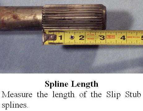 TSB3509 Driveshaft & Universal Joint Yoke, Joint, and Spline Identification Torque King 4x4