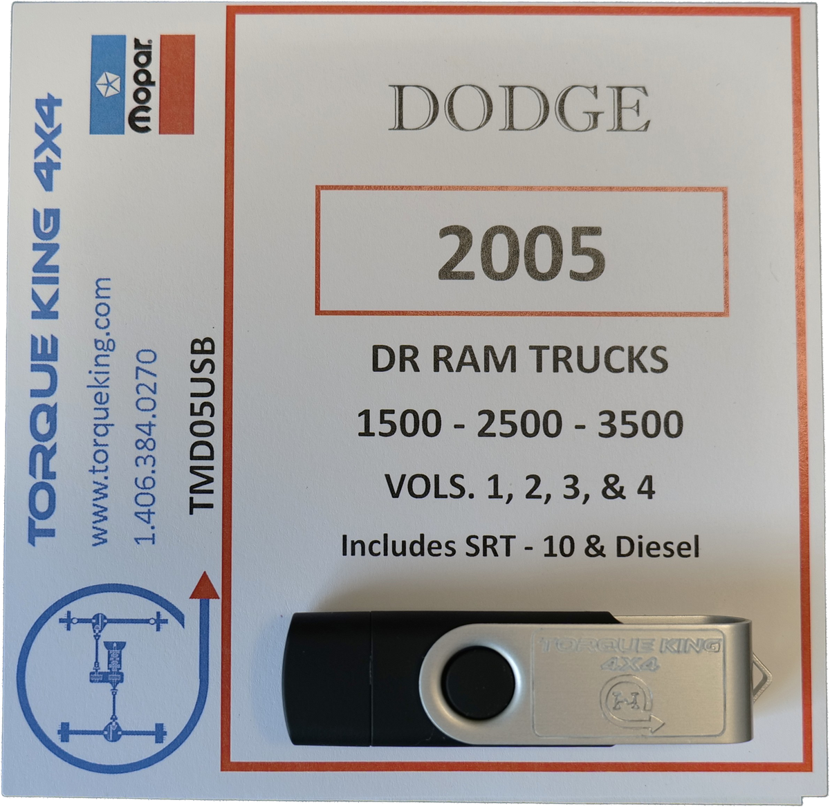 TMD05USB 2005 Ram Dodge Shop USB Torque King 4x4