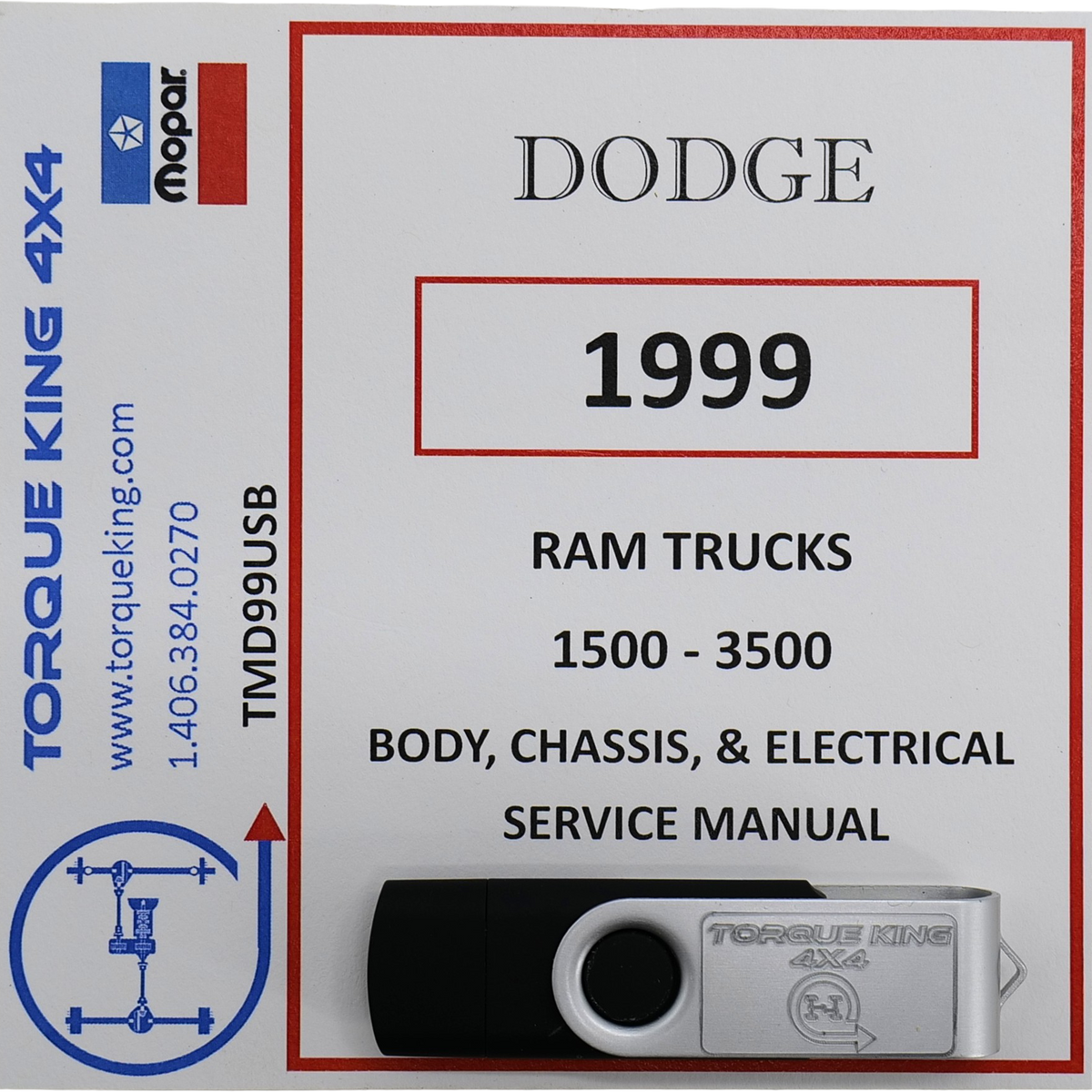TMD99USB 1999 Dodge Factory Service Manuals (USB) | Torque King