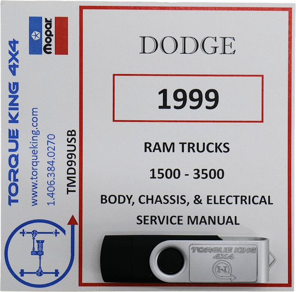 TMD99USB 1999 Dodge Factory Service Manuals (USB) | Torque King