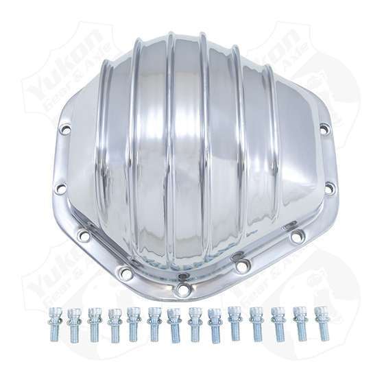 YP C2-GM14T Finned Polished Aluminum Cover for GM AAM 10.5" Rear Torque King 4x4