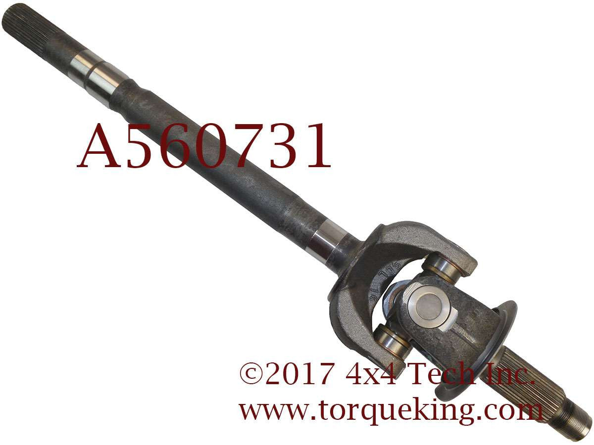 A560731 Left Axle Shaft Assembly for 2013.5-2019 AAM 9-1/4" 12 Bolt Front Torque King 4x4