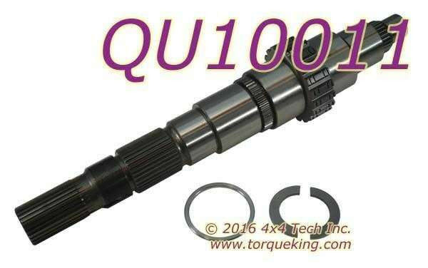 QU10011 4x4 Fully Splined Mainshaft 1994-2004 Dodge 4x4 NV4500HD Torque King 4x4