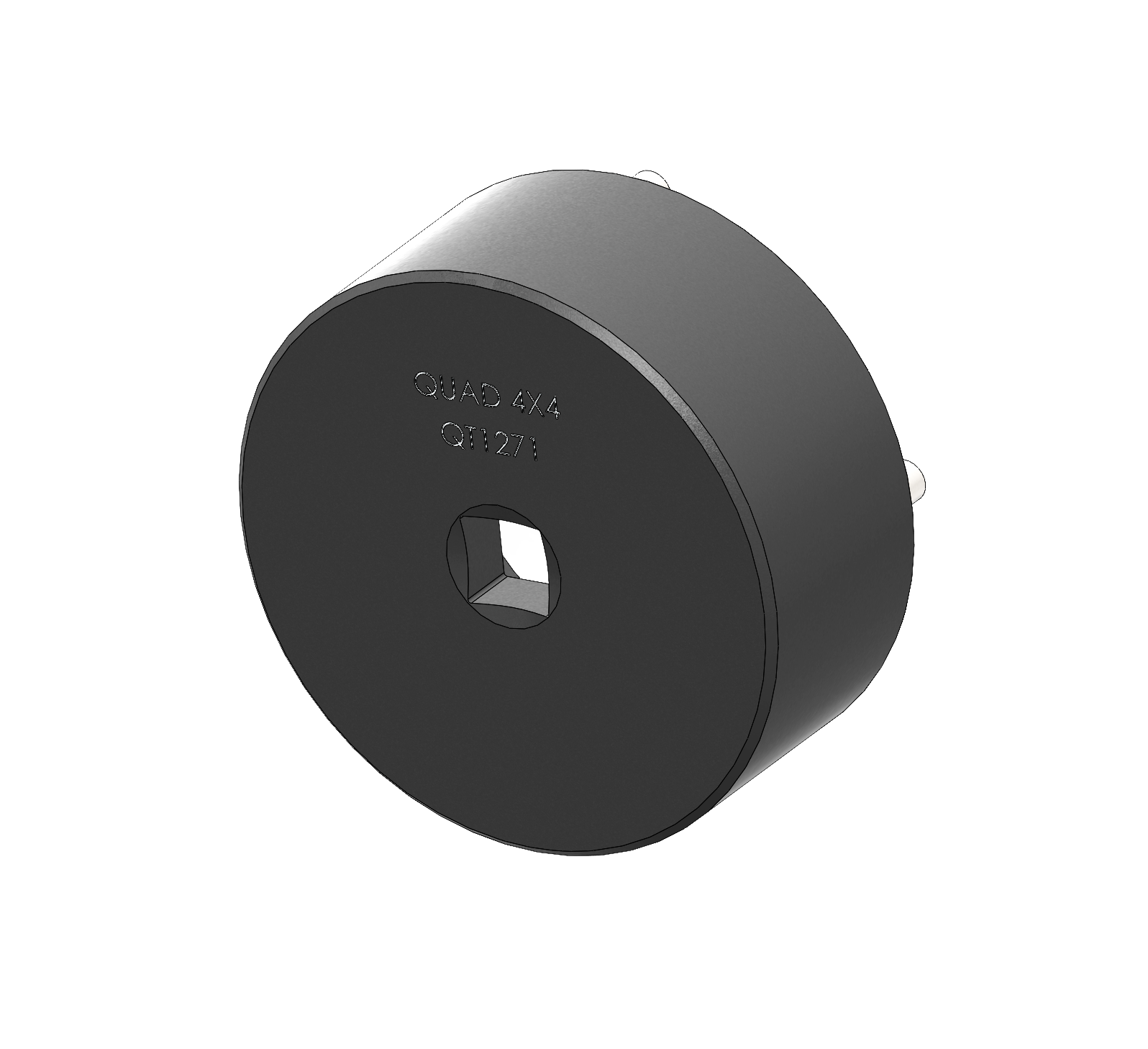 QT1271 2-3/8" DRW Spindle Nut Socket for 2022-up GM Ratchet Nuts, QuadTool