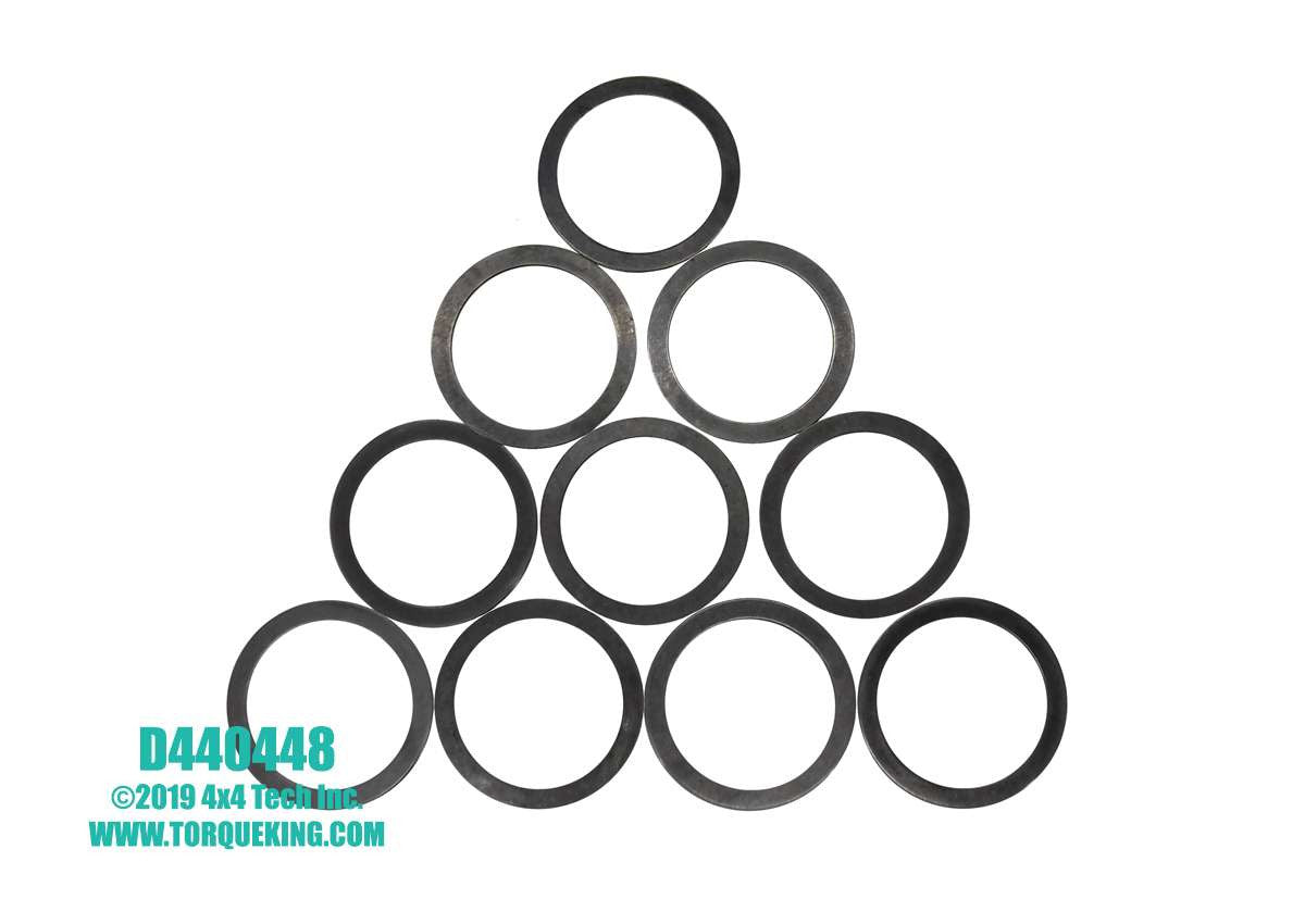 D440448 10 Piece Dana Super 60 Master Pinion Depth Shim Kit Torque King 4x4