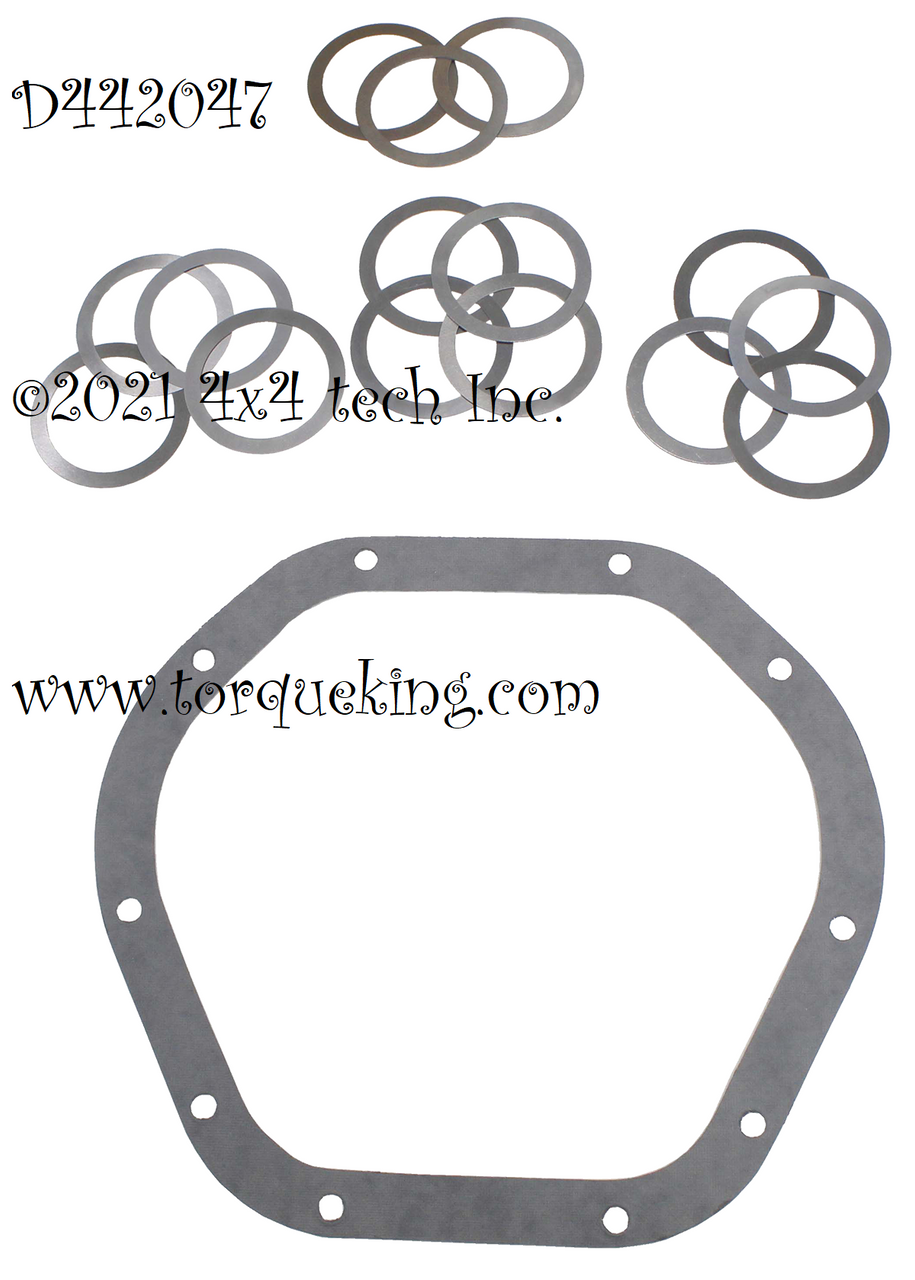 D442047 Dana 44 Differential Shim Set Torque King 4x4