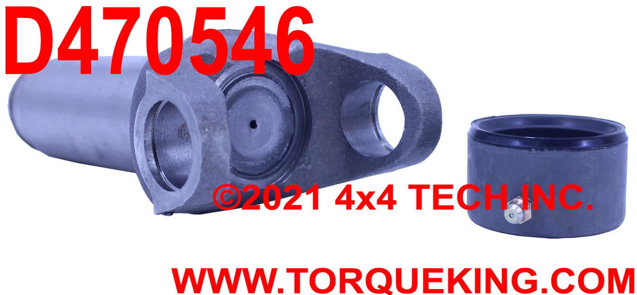 D470546 Greaseable, Long Reach 1330 Series 16 Spline Slip Yoke Torque King 4x4
