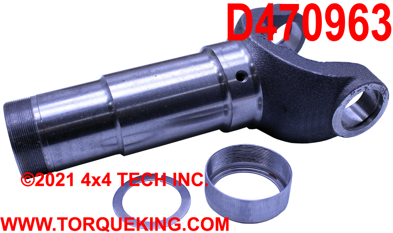 D470963 1-1/2" x 16 Spline x 7-13/16" Long 1410 Series Rear Driveshaft Slip Yoke Torque King 4x4