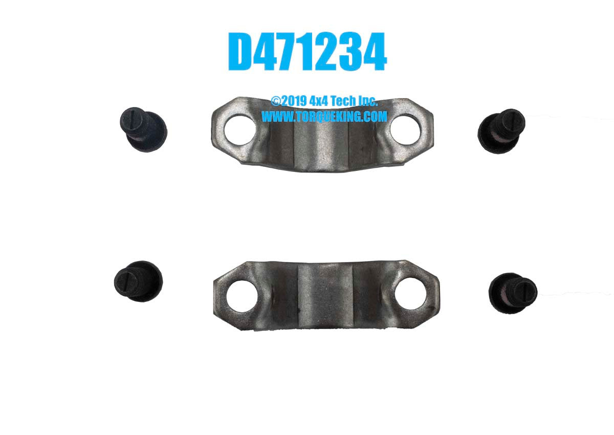 D471234 1480, 1550 Series Driveshaft Strap and Bolt Kit Torque King 4x4
