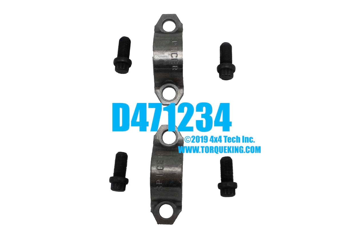 D471234 1480, 1550 Series Driveshaft Strap and Bolt Kit Torque King 4x4