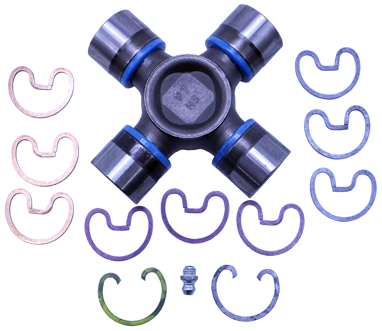 D471290 Premium Greaseable 1410 Series Rear Driveshaft U-Joint Torque King 4x4