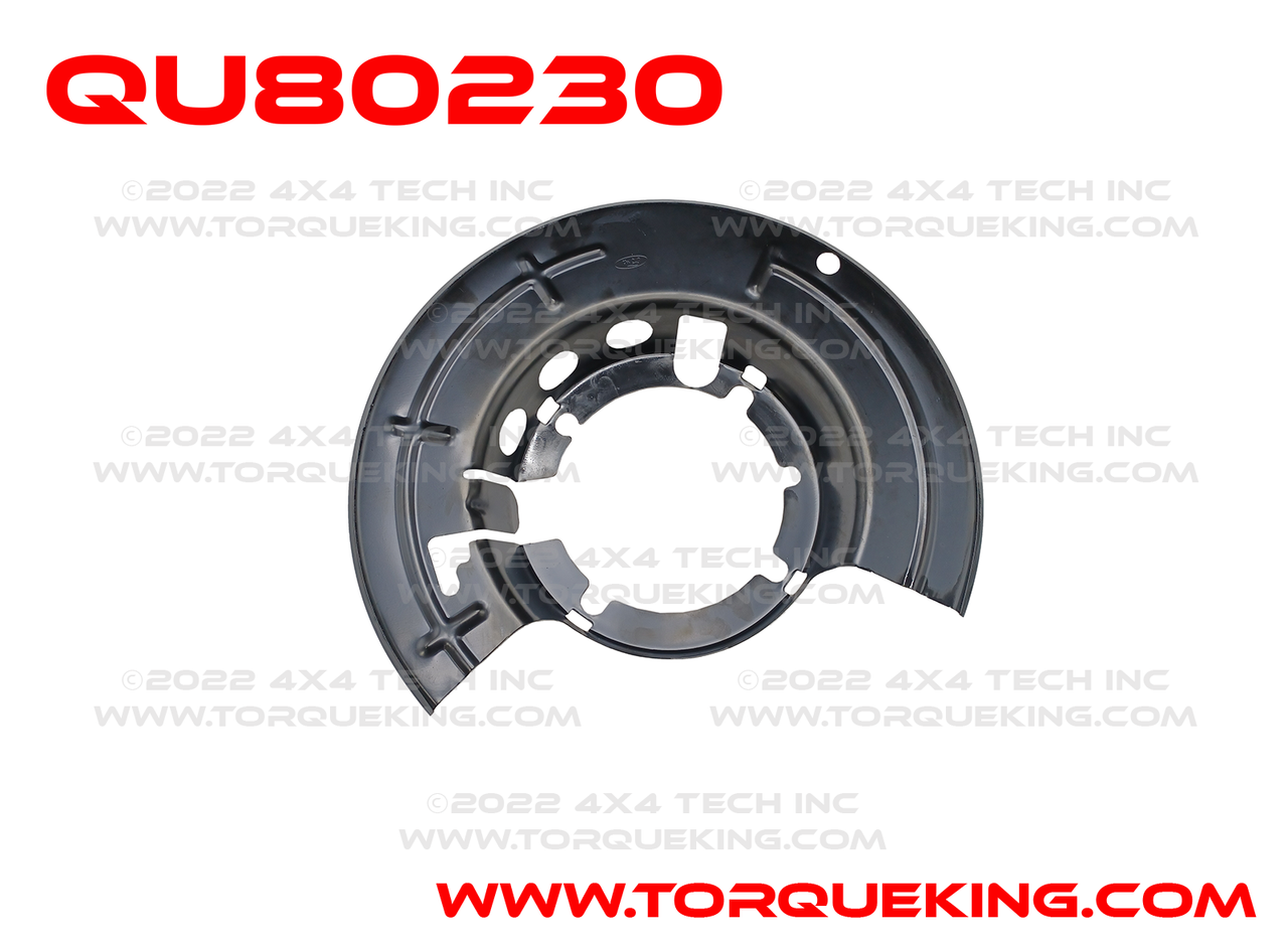 QU80230 Front Left Brake Shield for 2005-2012 F-250 & F-350 Super 60 Torque King 4x4