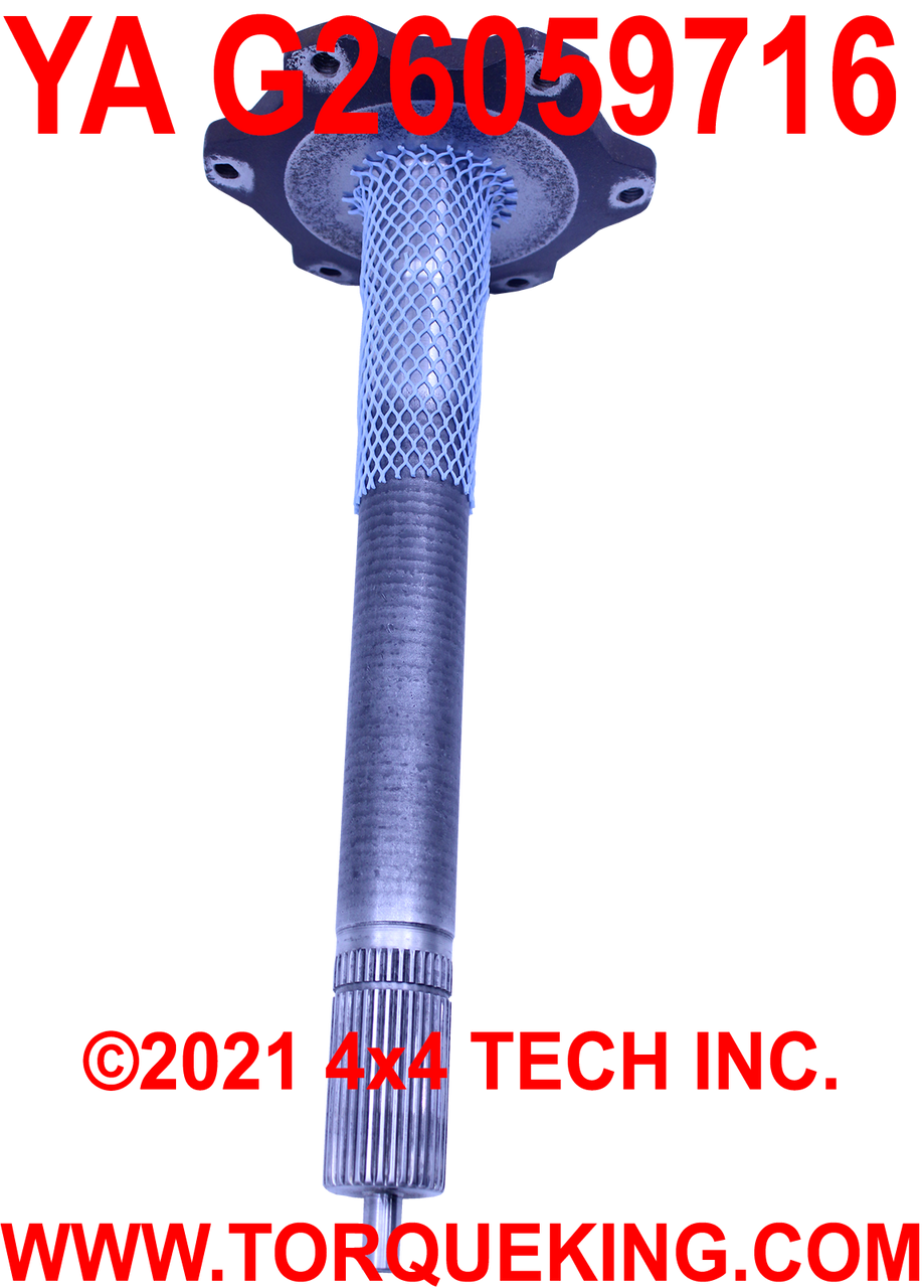 YA G26059716 Yukon 1541H Right Hand Long Side Stub Axle for 97-00 Torque King 4x4