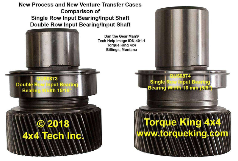 NP231, NP233, NP241, NP242 Input Bearing Width Tech Help IDN-401