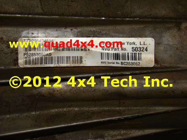 NPG or NVG Identification Decal IDN-105 Torque King 4x4