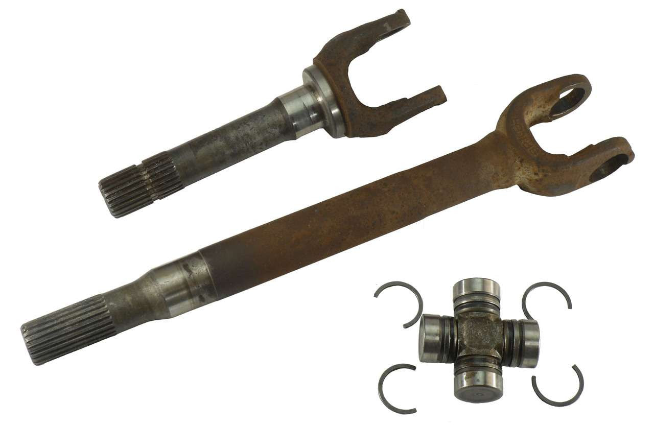 QA20488 Recon Left Axle Shaft Assembly with new U-Joint for 83-89 Ford Torque King 4x4