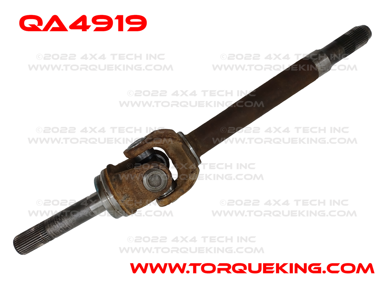 QA4919 Good Used 1999-2005 Ford Dana 50 Left Axle Shaft Assembly Torque King 4x4