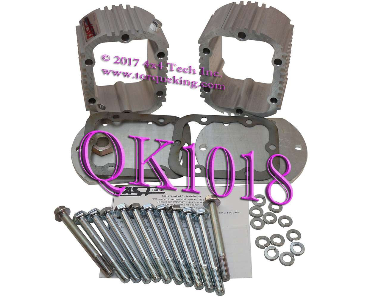 QK1018 Double Manual Transmission Cooler Kit for Ram G56 6 Speeds Torque King 4x4