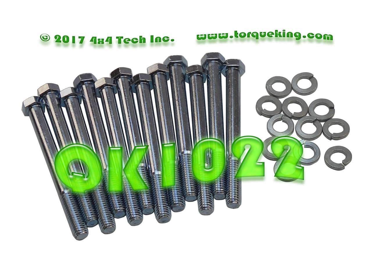 QK1022 Standard Bolt Kit with Washers to use with QK1019 Cooler Housing Kit Torque King 4x4