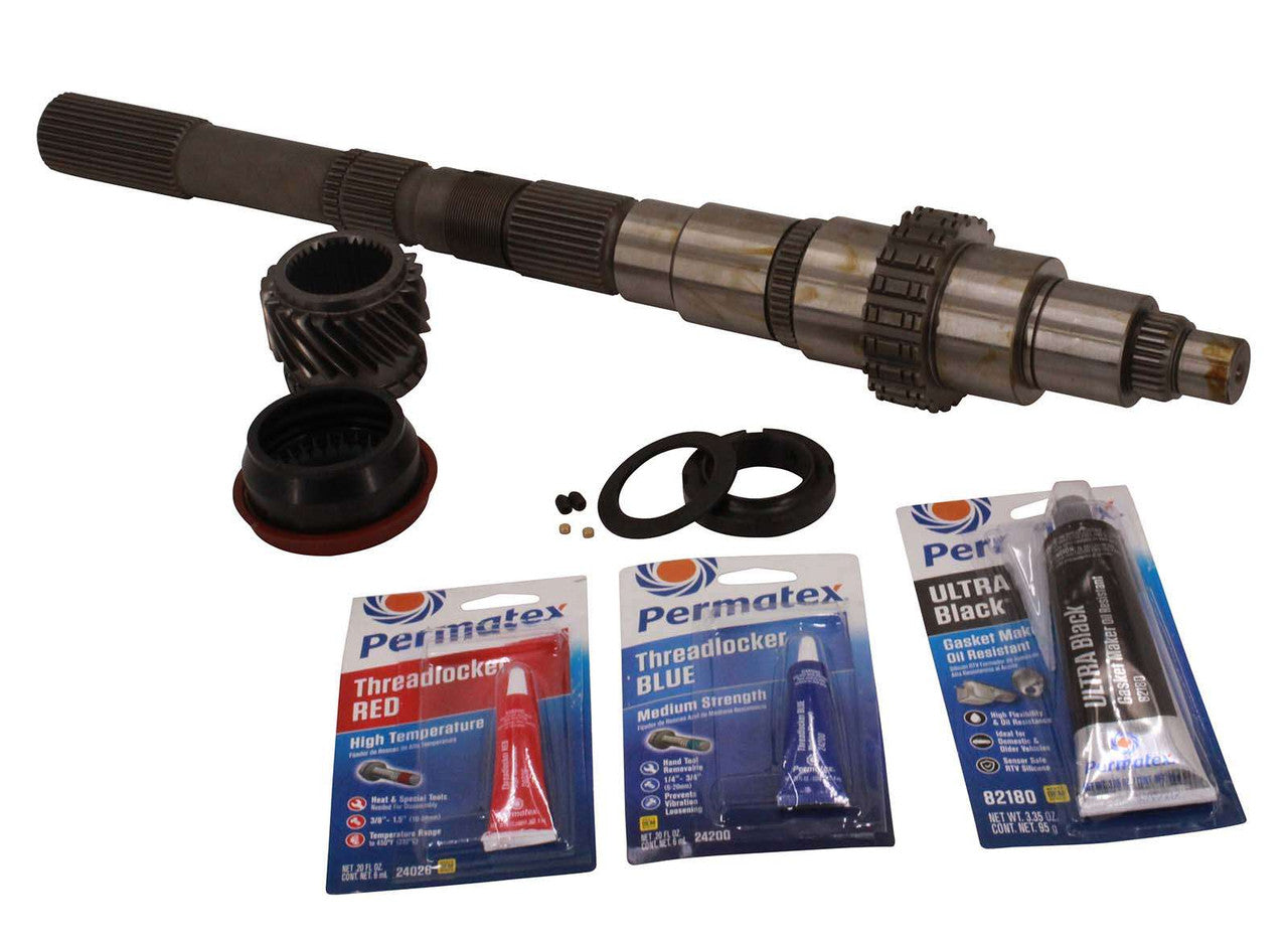 QK1043 Full Spline Mainshaft, 5th Gear and Nut Kit Dodge NV4500HD 4x2 Torque King 4x4