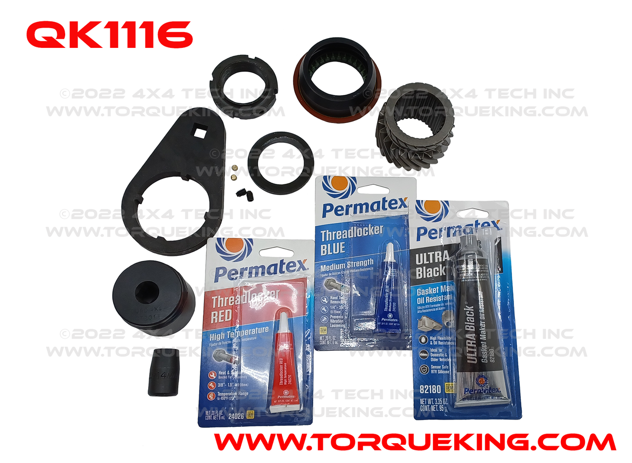 QK1116 5th Gear Nut Kit with Tools for 1994-2004 Dodge NV4500HD 4x2 Torque King 4x4