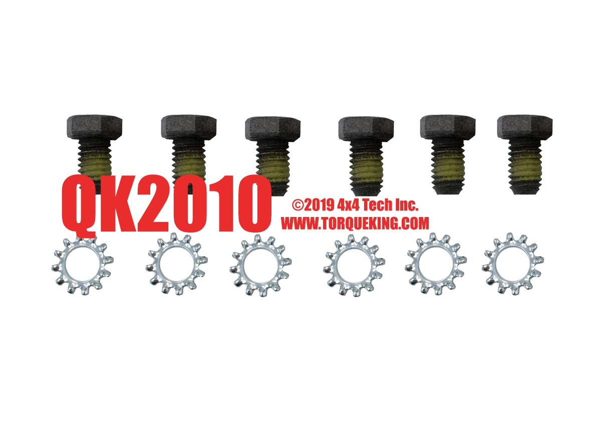 QK2010 6 Blt PTO Cover Hdrw Set Torque King 4x4