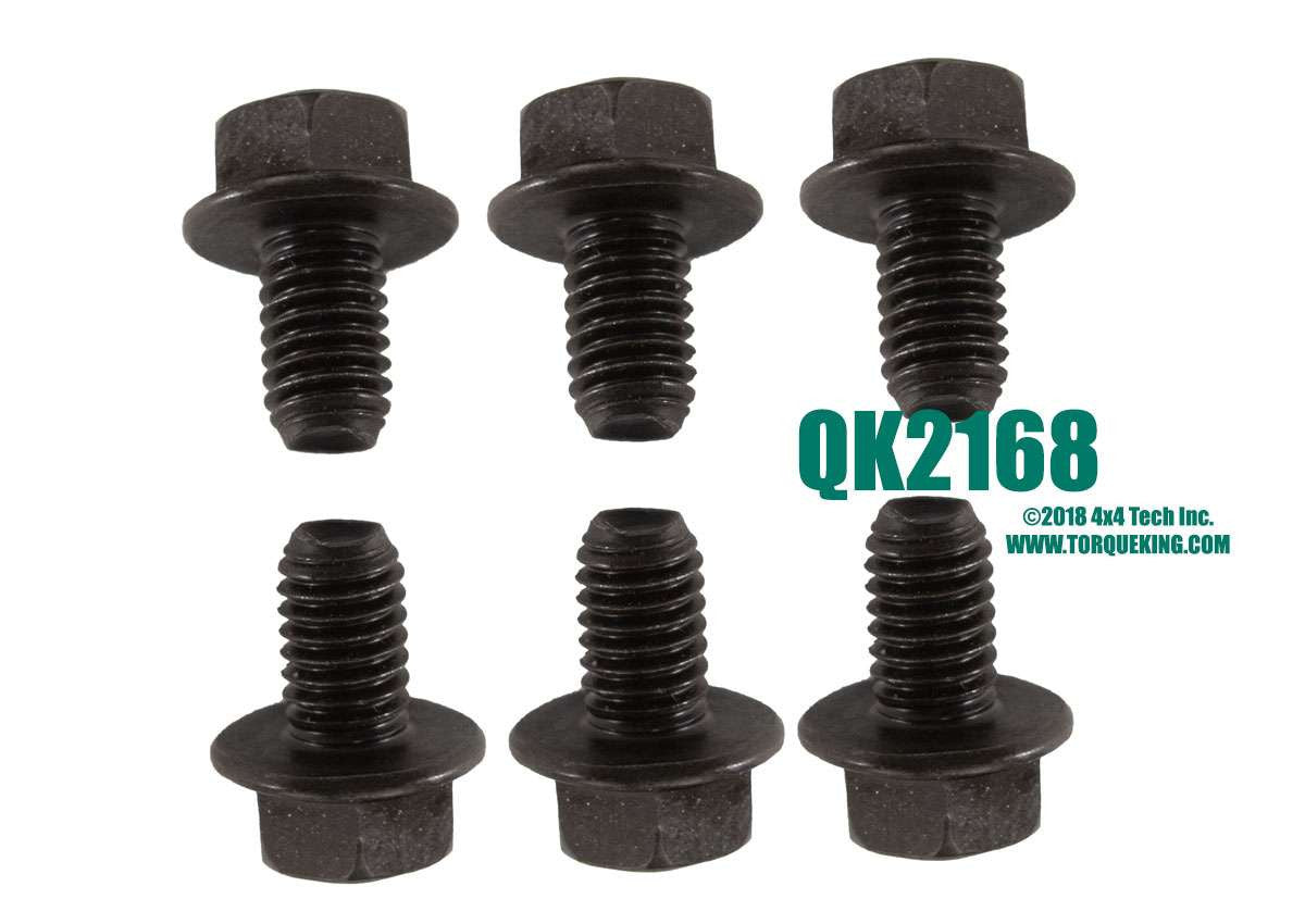 QK2168 Set of 6 New PTO Cover Bolts Torque King 4x4