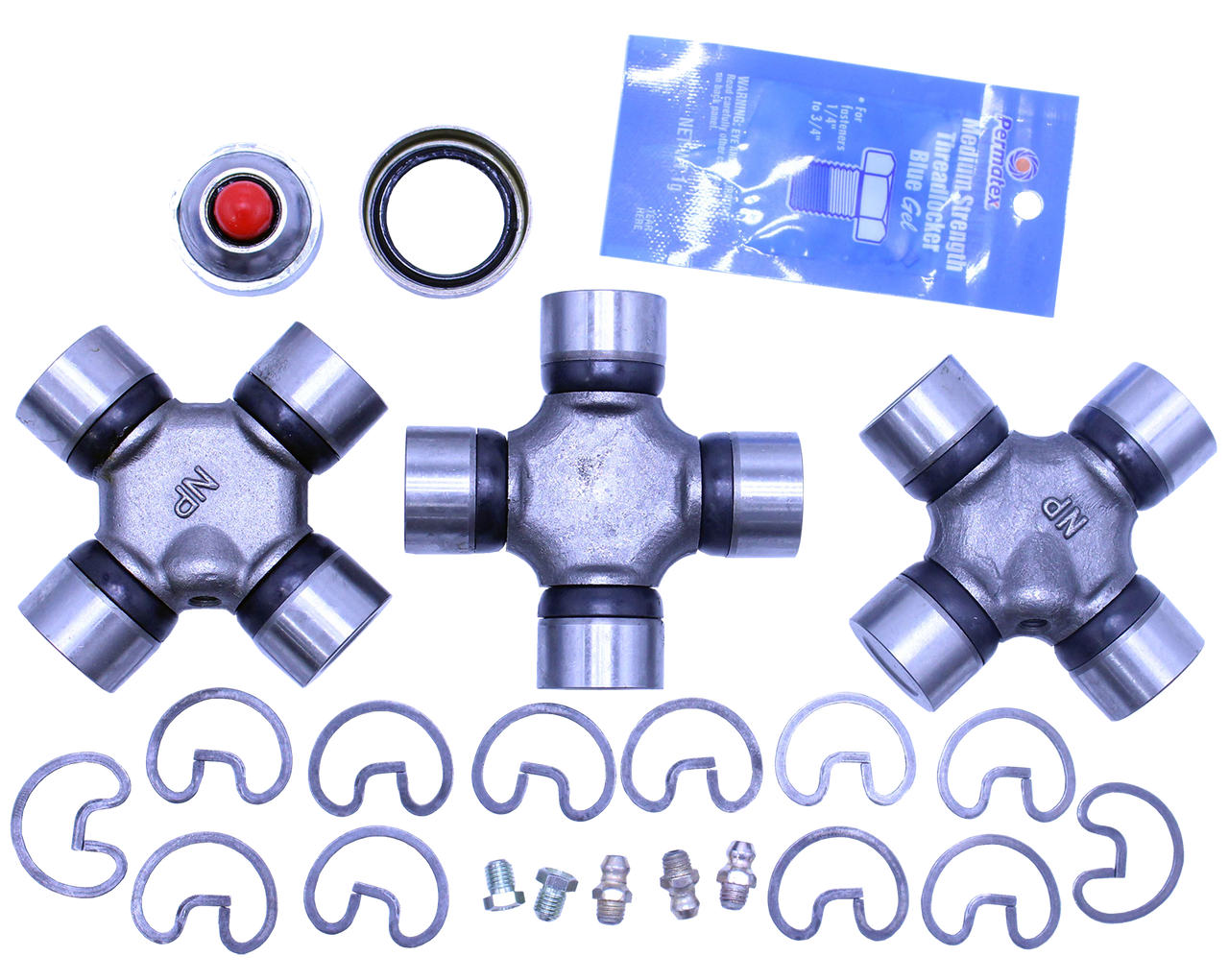 QK3010 1310 Greaseable CV Rebuild Kit with Replacement CV Ball & Socket Torque King 4x4