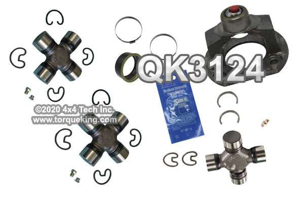 QK3124 CV Rebuild Kit for 1994-1999 Gold Series Replacement Driveshafts Torque King 4x4