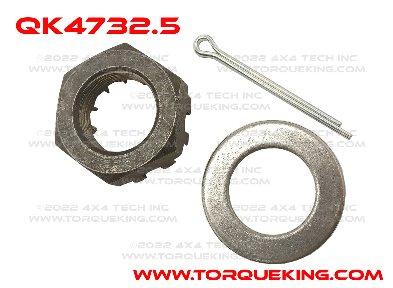 QK4732.5 4x4 Front Axle Shaft Nut Kit for 1 Side Torque King 4x4