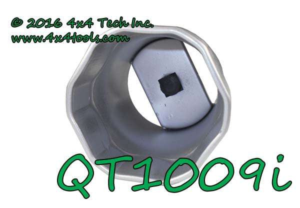 QT1009i 2-9/16&quot; Rounded Hex Rear Spindle Nut Socket 1/2&quot; Drive Import Torque King 4x4