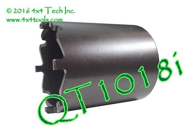 QT1018i 4 Lug Spindle Nut Socket for Dana 50IFS & Dana 60 Front Axles Torque King 4x4