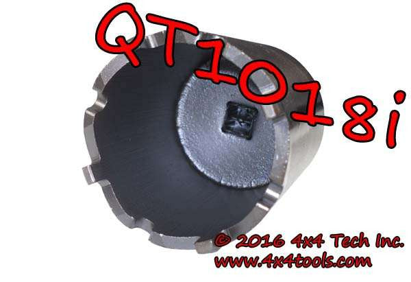 QT1018i 4 Lug Spindle Nut Socket for Dana 50IFS & Dana 60 Front Axles Torque King 4x4