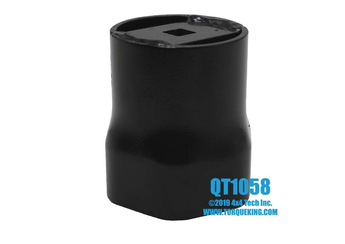 QT1058 USA Made Rounded Hex Front Spindle Nut Socket for F250, F350 Torque King 4x4