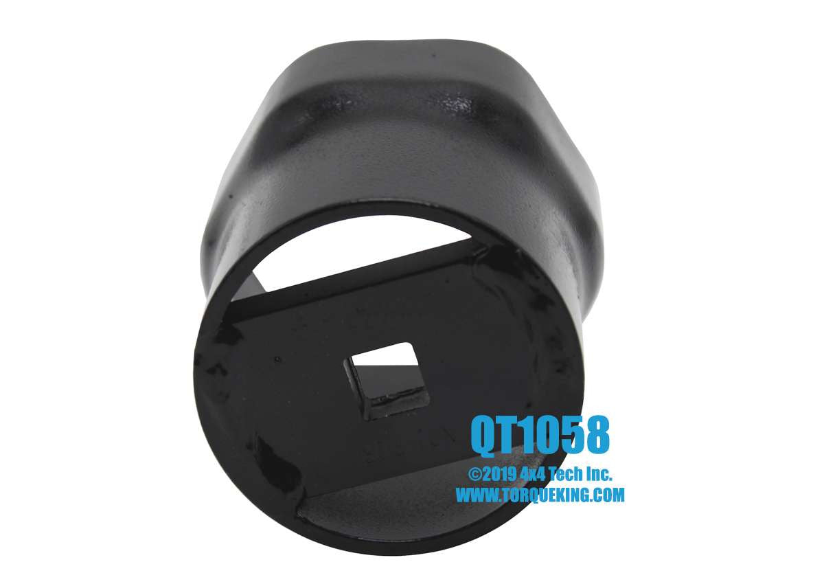 QT1058 USA Made Rounded Hex Front Spindle Nut Socket for F250, F350 Torque King 4x4