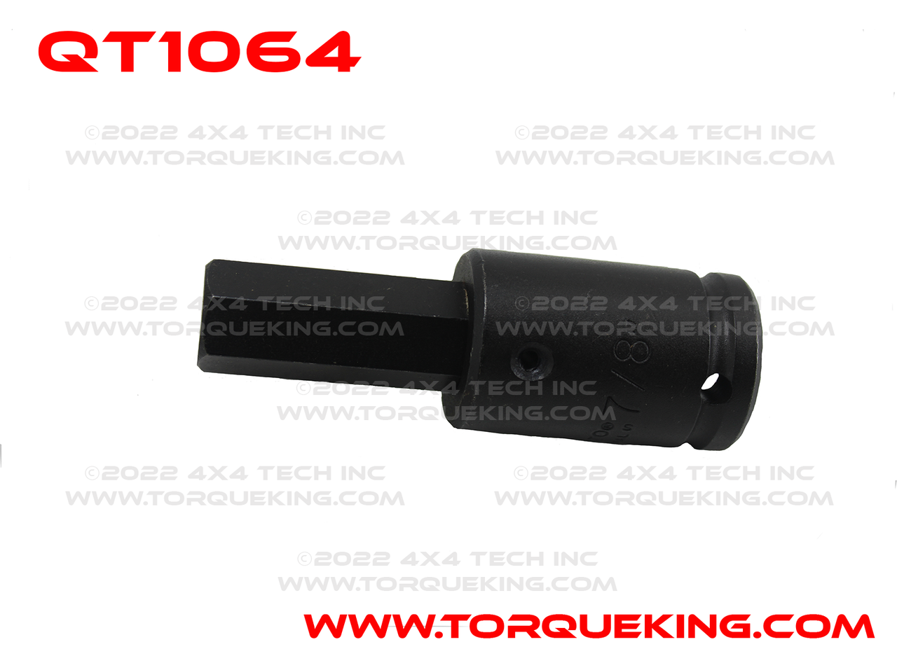 QT1064 King Pin Socket for 1975-1993 Dana 60 Open Knuckle Front Axles Torque King 4x4