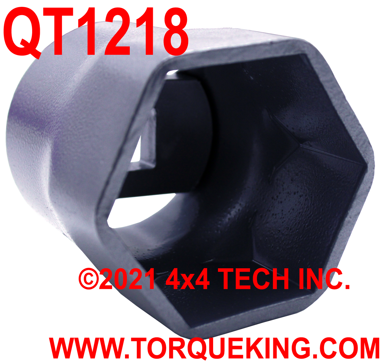 QT1218 2-9/16" Hex x 3/4" Drive Spindle Nut Socket for Dodge and IHC Torque King 4x4