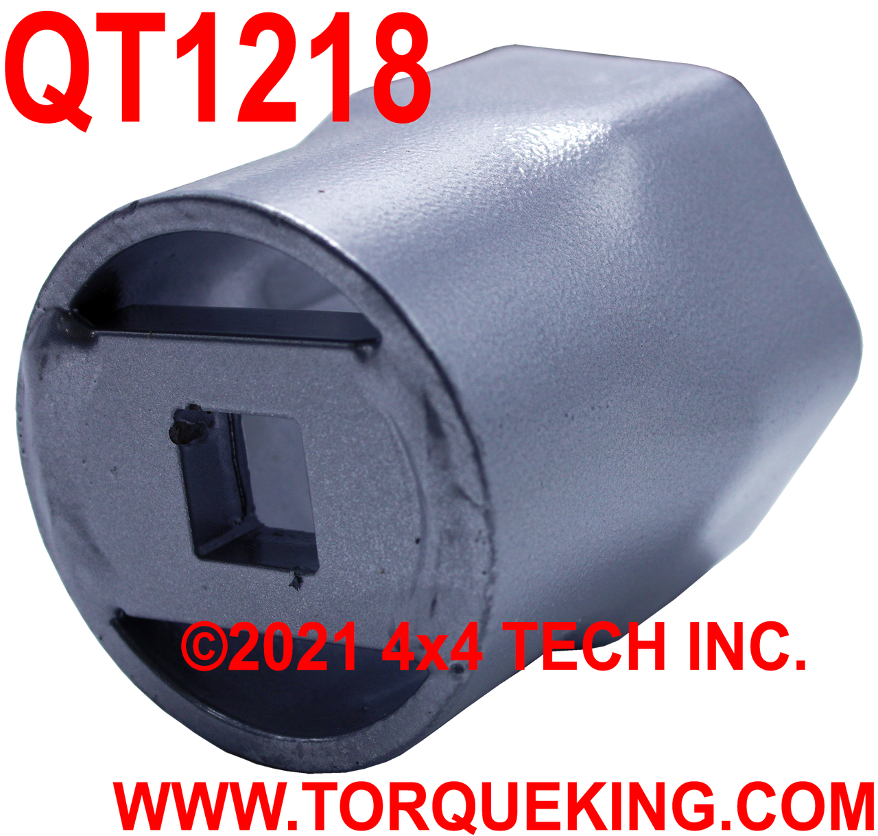 QT1218 2-9/16" Hex x 3/4" Drive Spindle Nut Socket for Dodge and IHC Torque King 4x4