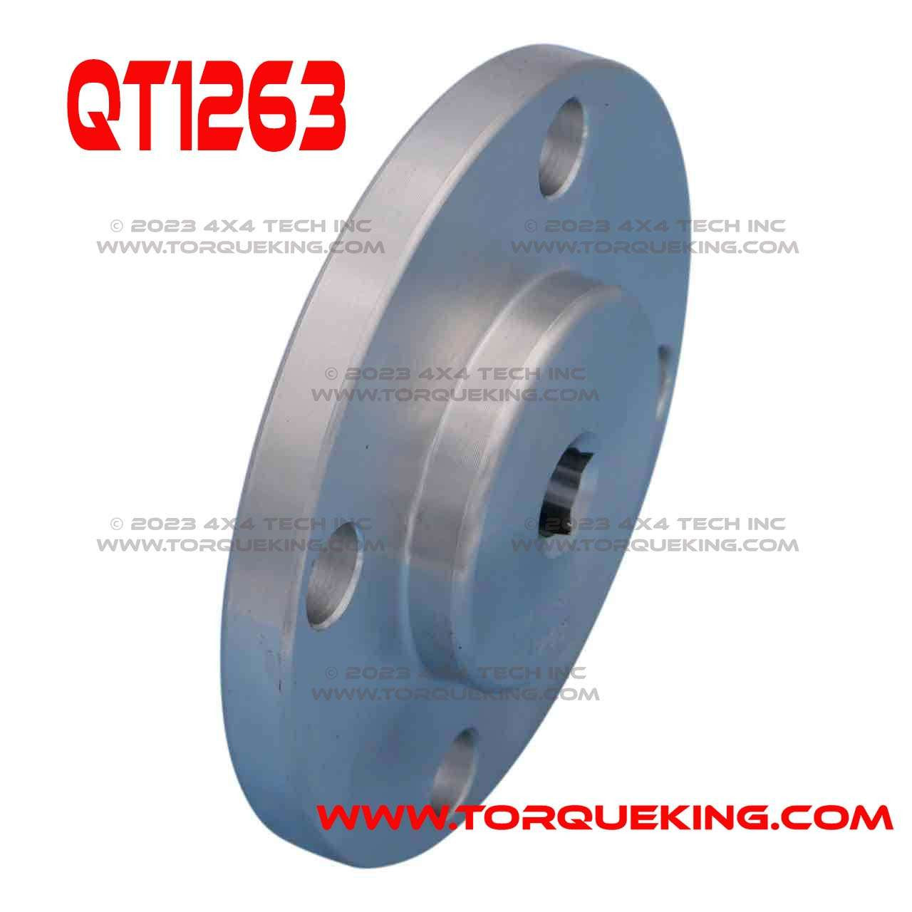 QT1263 1/2" Drive Rear Hub Torque Plate For Ford F250 & F350 Axles Torque King 4x4