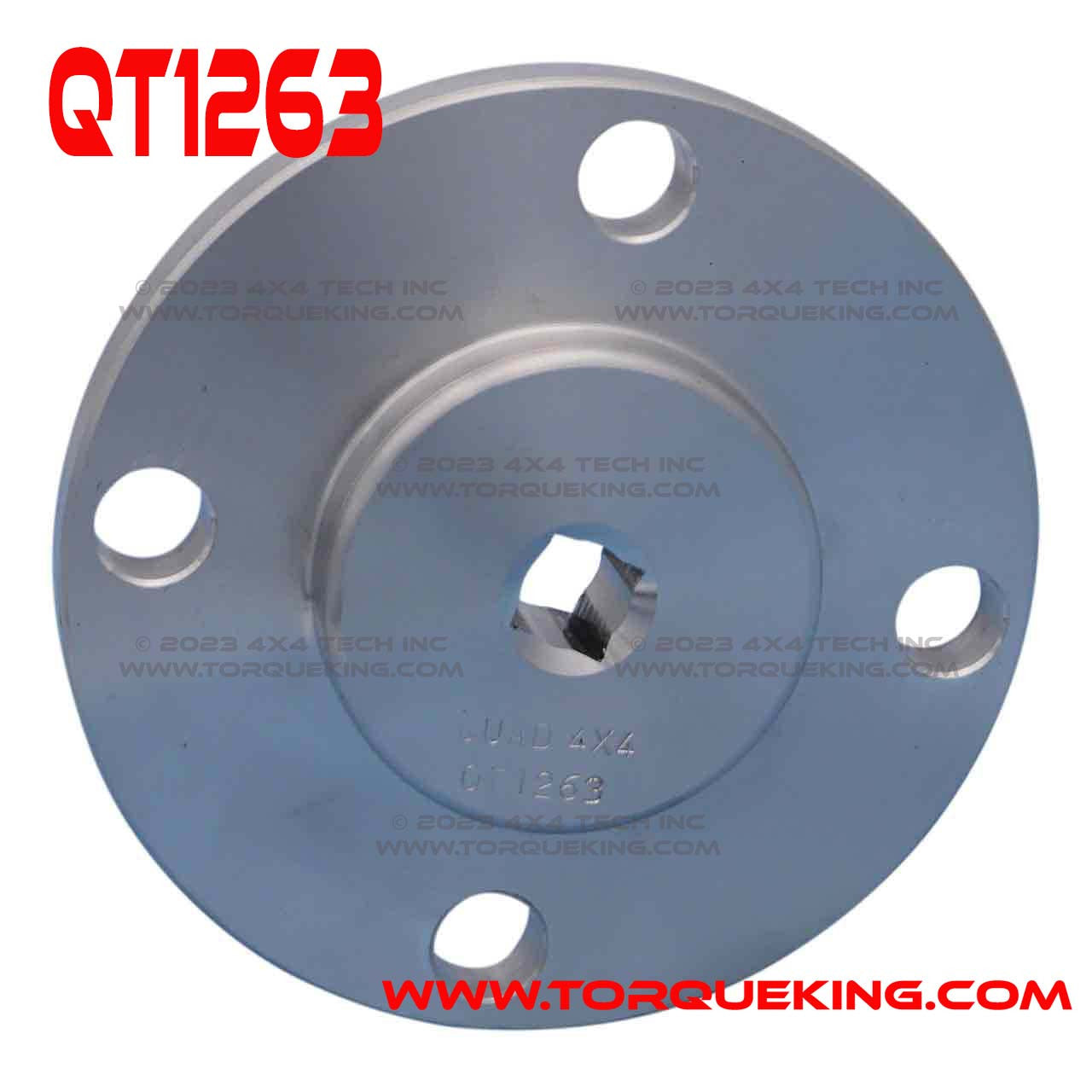 QT1263 1/2" Drive Rear Hub Torque Plate For Ford F250 & F350 Axles Torque King 4x4