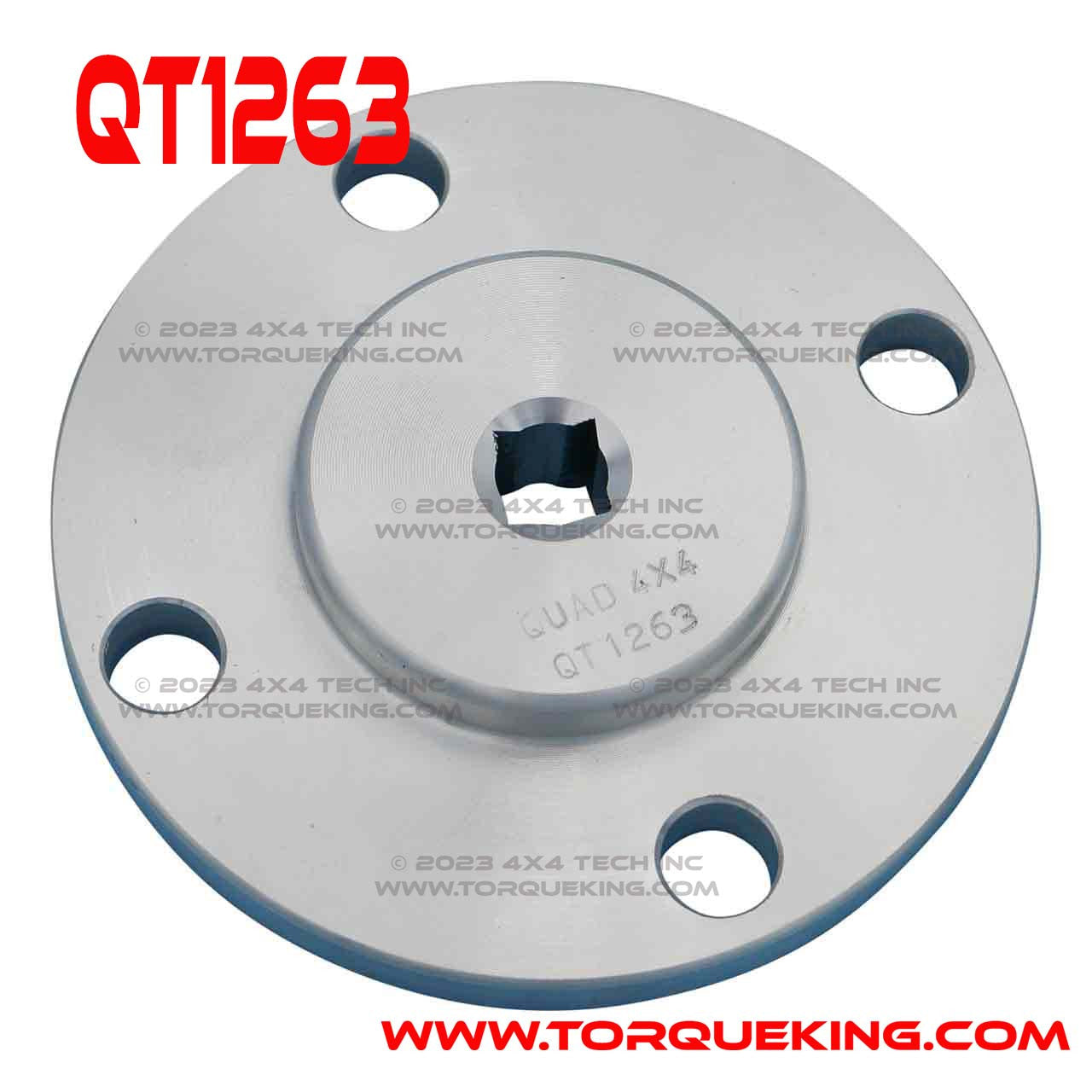 QT1263 1/2" Drive Rear Hub Torque Plate For Ford F250 & F350 Axles Torque King 4x4