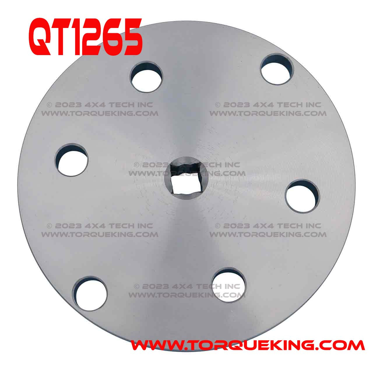QT1265 1/2" Drive Triple Bolt Pattern Hub Rotating Torque Plate for Ford Torque King 4x4